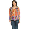 Silk Janessa Peach Top tolani