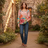 Silk Janessa Bloom Top