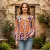 Silk Janessa Peach Top