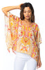 Silk Briyanna Apricot Top