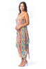 MULTI FLORAL SILK DRESS