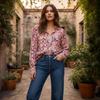 Kennedy Zig Zag Top