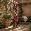 Daphne Sangria Dress