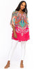 Silk Narissa Magenta Tunic tolani