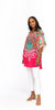 Silk Narissa Magenta Tunic Dress