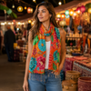 Tangerine Blossom Scarf