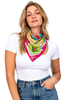 Fuchsia Bandana Scarf