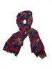 Floral Red Scarf tolani