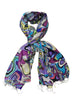 Silk Rodeo Turq Scarf tolani