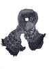 Silk Grey Textures Scarf tolani