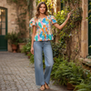 Aster Monstera Top