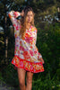 Gisela Tangerine Tunic Dress