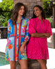 Aditi Palm Tunic Dress