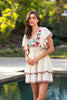 Georgina Embroidered Wildflower Dress