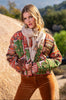 patchwork quilted jacket 