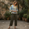 Farah Wisteria Top