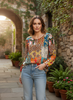 Silk Janessa Patch Top
