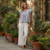 Olene Lilac Top