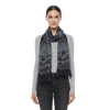 Silk Grey Textures Scarf