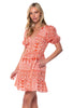 Micah Flame Dress tolani