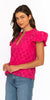 Aida Magenta Top