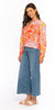 Cassandra Tangerine Top