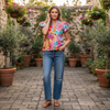 Aida Blush Top