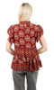 Amir Burgundy Top