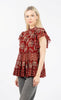 Amir Burgundy Top