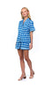 Aqua Shawl Collar Pajama Set
