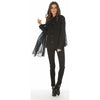 Black Sequins Scarf tolani