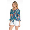 Silk Kimberly Feathers Top tolani