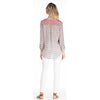 Silk Iris Ikat Top tolani
